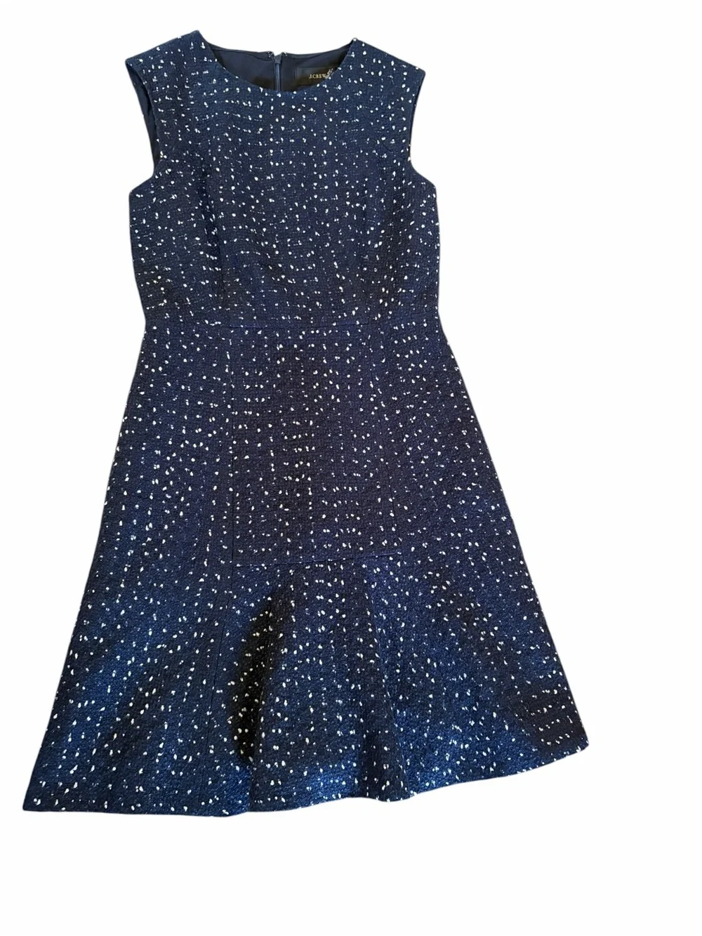 J. Crew NWT A-line dress in Spotted Tweed - Picture 5 of 12